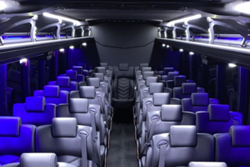 Mount Vernon Charter Bus Interior