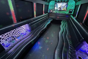 Mount Vernon Limo Bus Interior