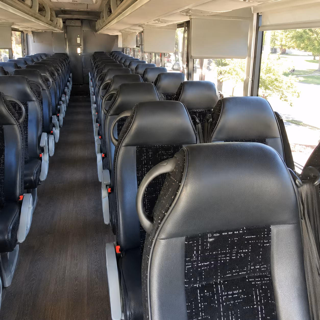 mount vernon charter bus rental inside