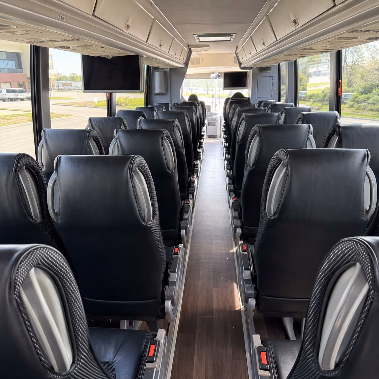 mount vernon charter bus rental interior