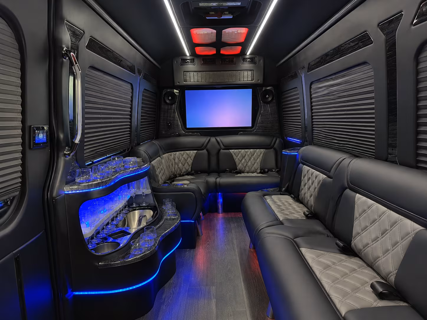 mount vernon corporate event transportation onboard seating